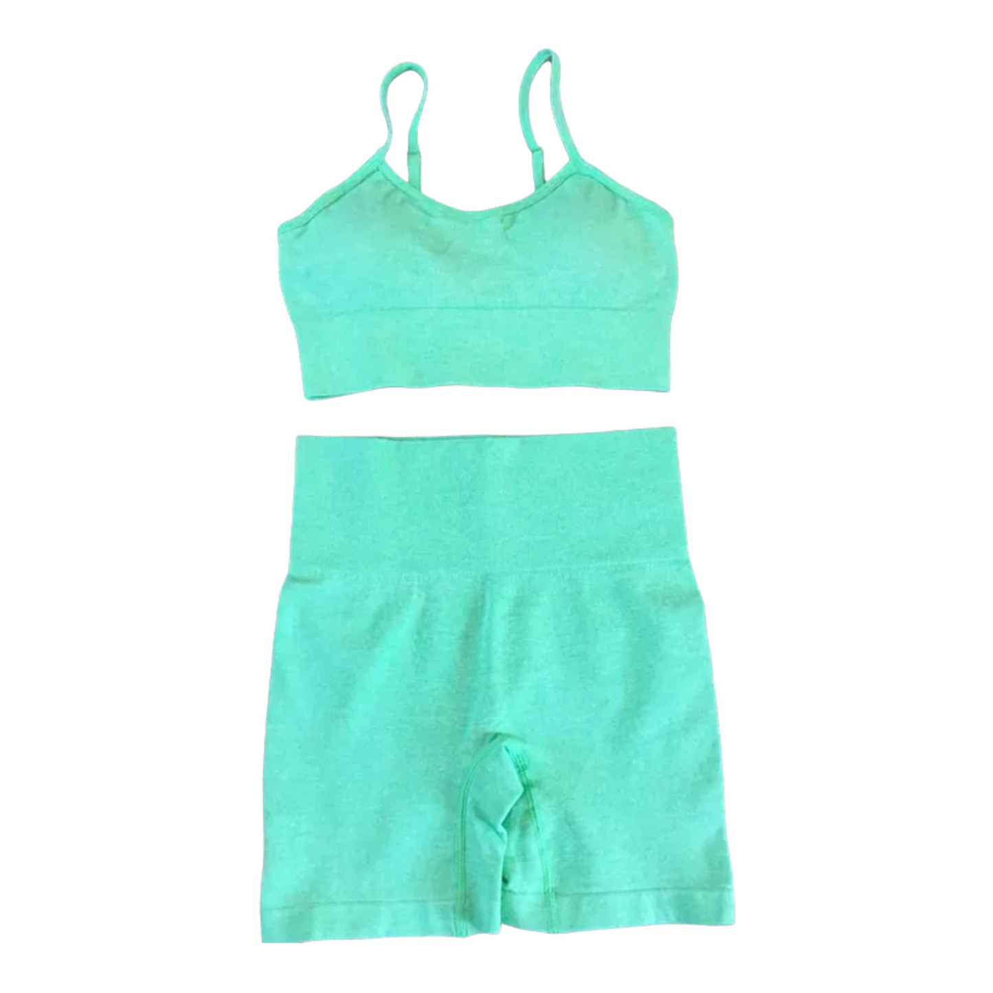 THE "AQUAMARINE" 2 PIECE SHORT SET